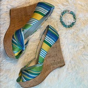 Cute colorful wedges!